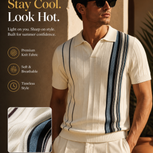 Vartical-1 White & Black Stripe